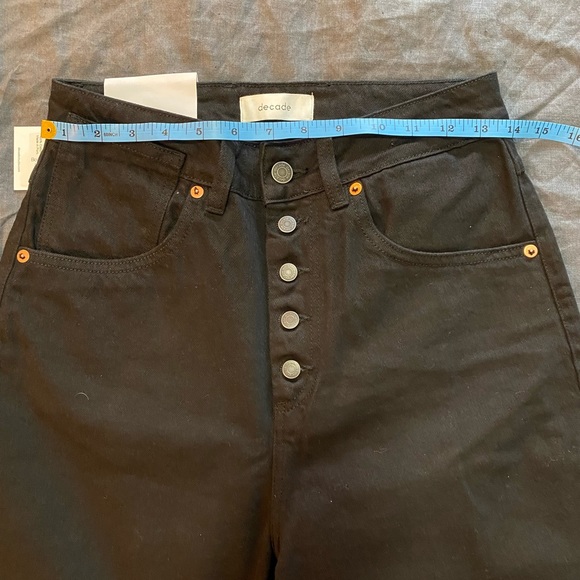 Decade studio Bonnie taper jeans size 30, BNWT - Picture 6 of 7